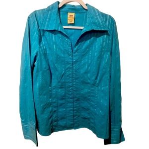 Women’s Long Sleeve Button Down Blouse Top EUC